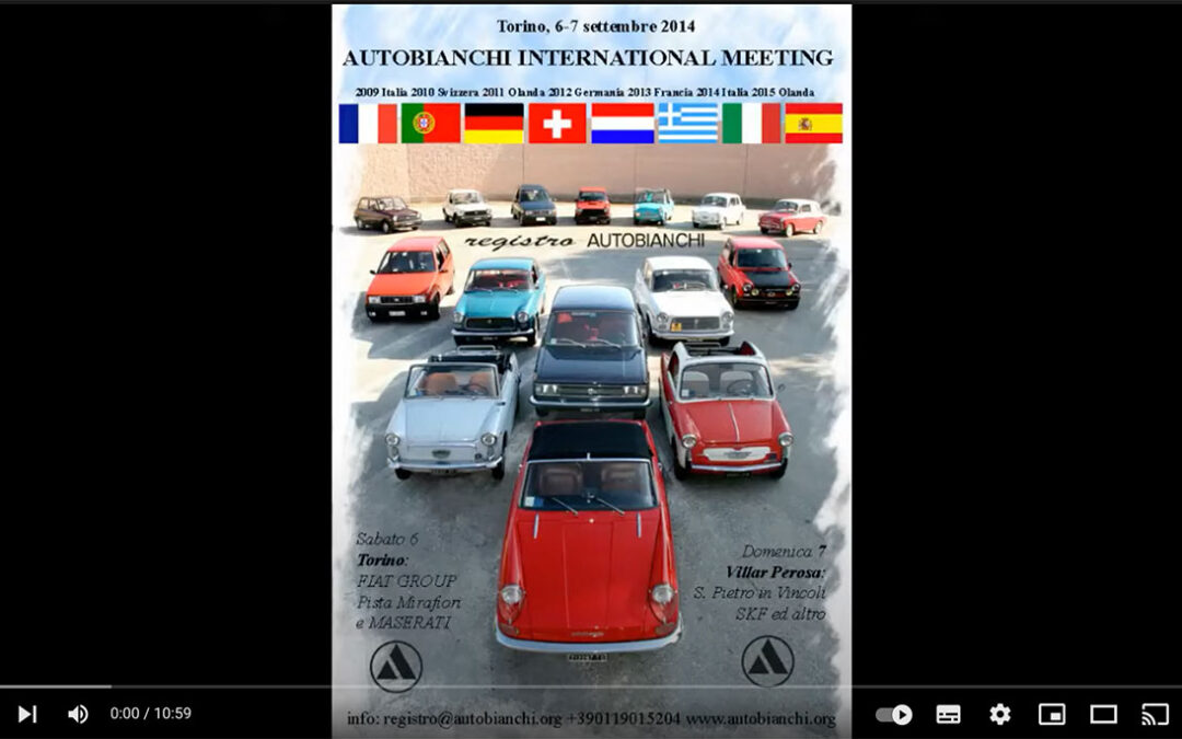 Autobianchi International Meeting 2014 – intervista a Romano Raviola, Sergio Pastorello, STefano Zanchi e Rik Van Der Vlugt