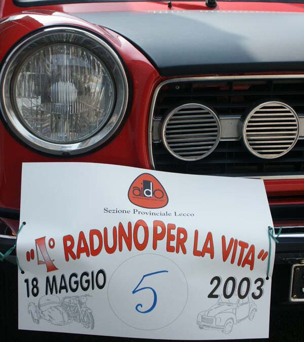 Raduno 2003. AIDO Lecco.